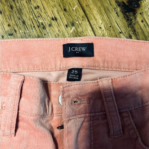 JCrew factory 9 inch mid rise corduroy pant 25 - Picture 4 of 6